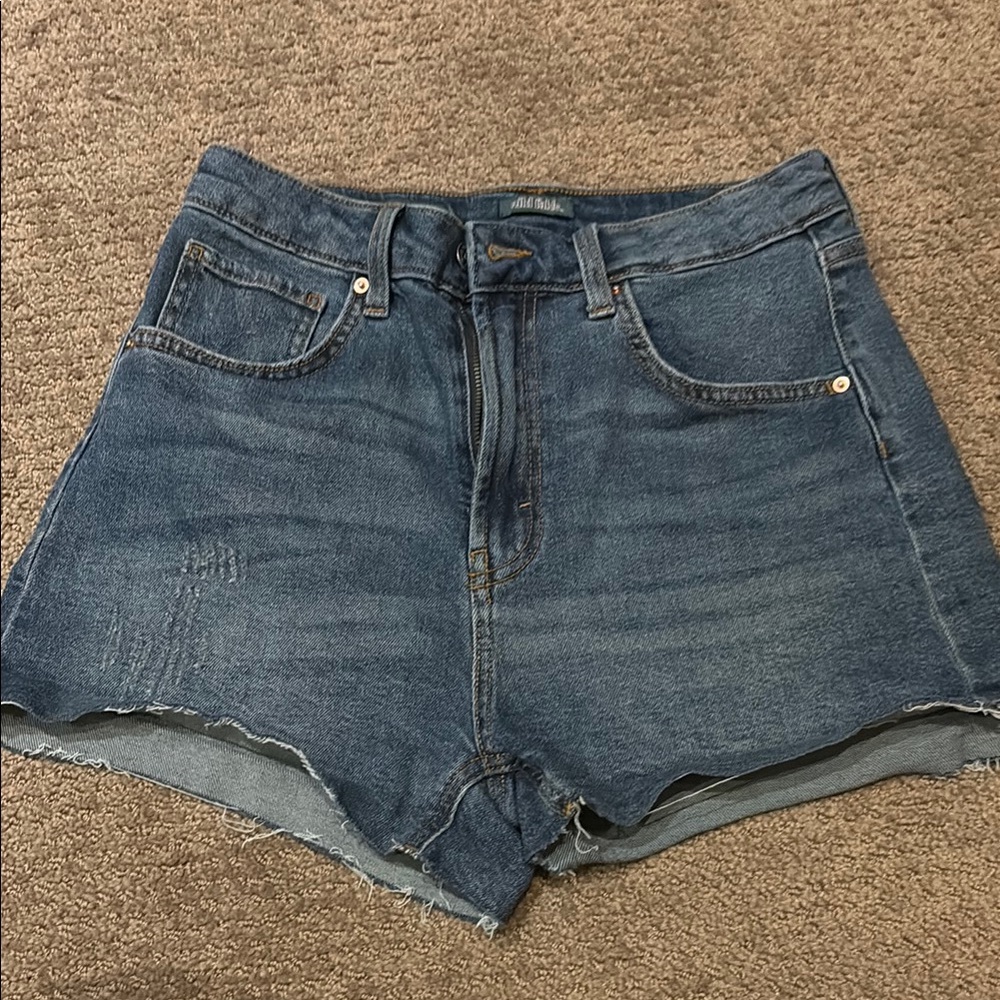 Denim Blue Women's Shorts - mom style type shorts - Wild fable (target) - size 8